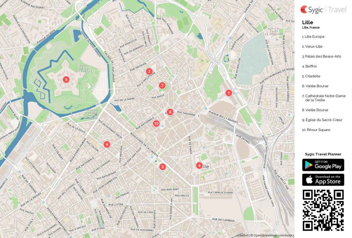 Lille atraksyon mapa