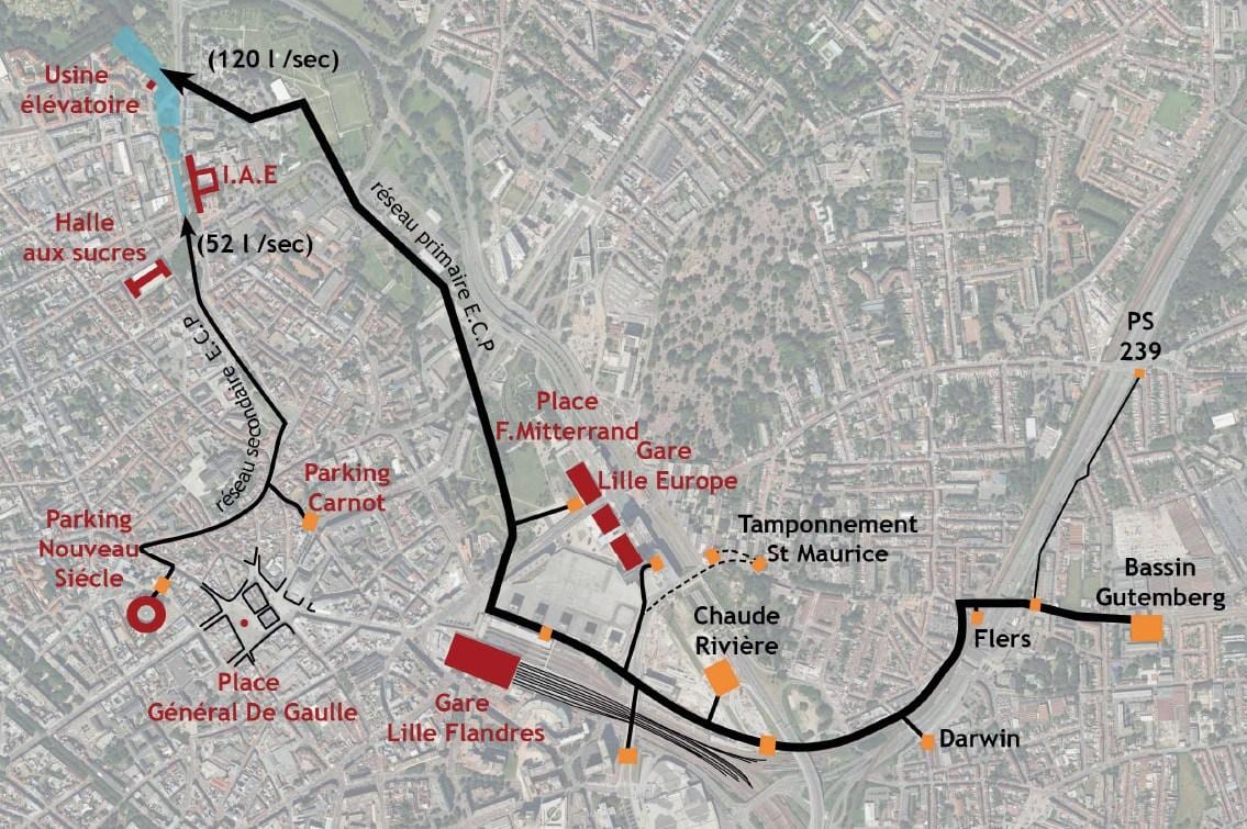 mapa ng Lille bangka