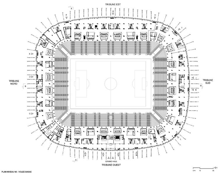 mapa ng Lille stadium