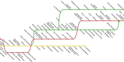 Mapa ng Lille bagon