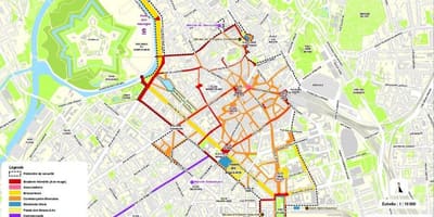 Mapa ng Lille braderie