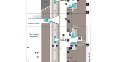 Mapa ng Lille eurostar station