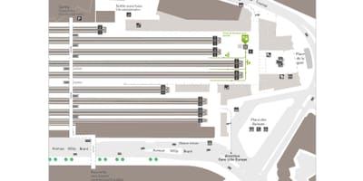 Lille flandres istasyon ng tren sa mapa