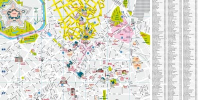 Mapa ng Lille lugar 