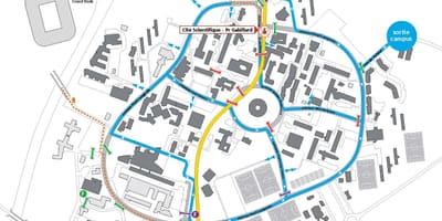 Mapa ng Lille paaralan