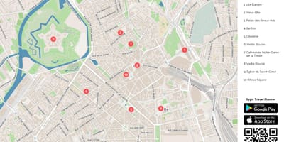 Lille sa mga atraksyong panturista mapa