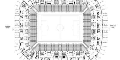 Mapa ng Lille stadium
