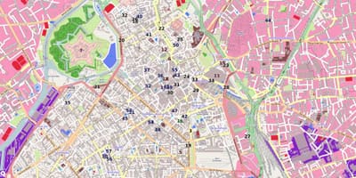 Mapa ng Lille